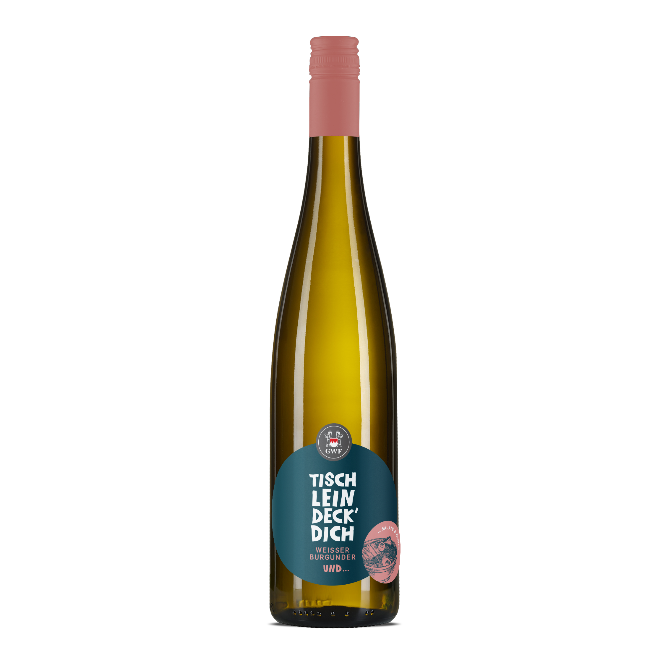 TISCHLEIN DECK´ DICH - Weißer Burgunder - Qualitätswein - halbtrocken