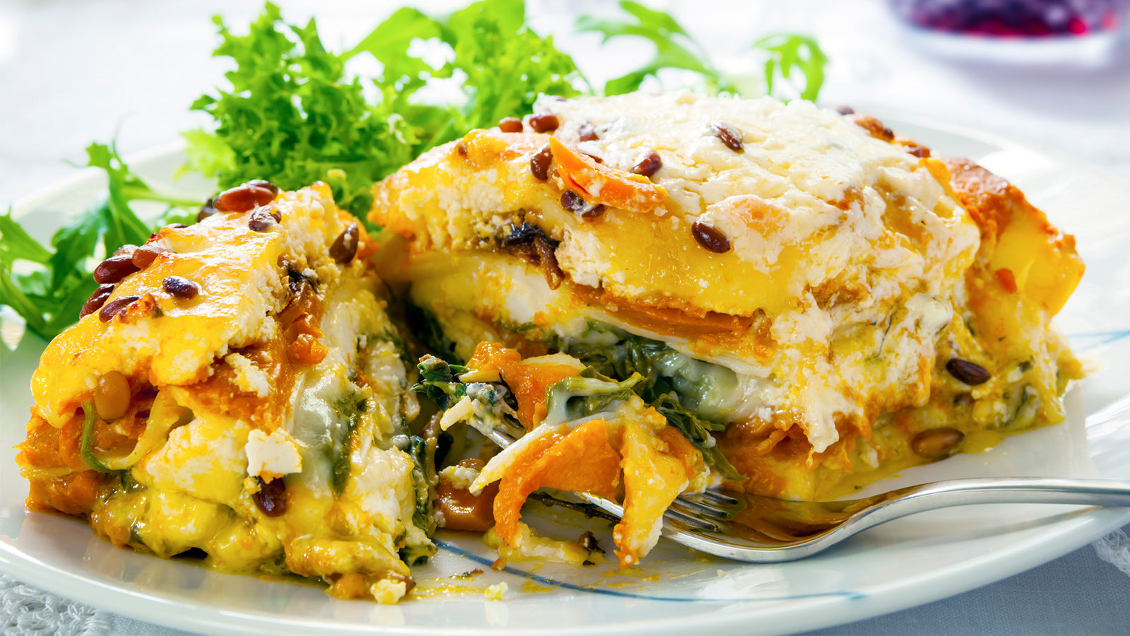 Kürbis-Lasagne