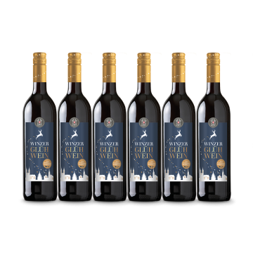6er Sparpaket Winzerglühwein - Rot