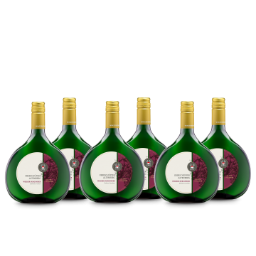 Sechs Flaschen Weißer Burgunder im Aktionspaket