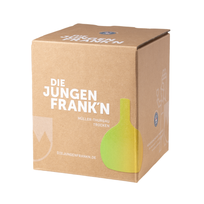 DIE JUNGEN FRANK'N - Müller-Thurgau - Qualitätswein - trocken - 7197002222-3$24 main product photo