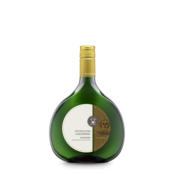 Retzstadter Langenberg - Scheurebe - Qualitätswein - halbtrocken main product photo