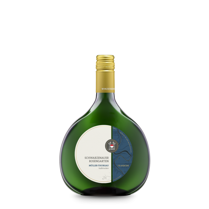 Schwarzenauer Rosengarten - Müller-Thurgau - Qualitätswein - halbtrocken - 7106202237 main product photo