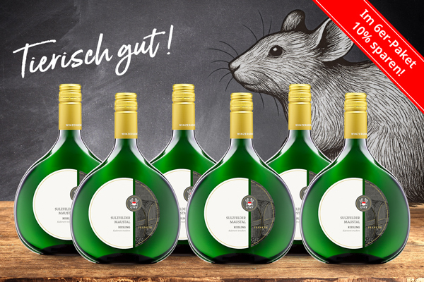 Tierisch gut - Unseren Riesling aus dem Sulzfelder Maustal